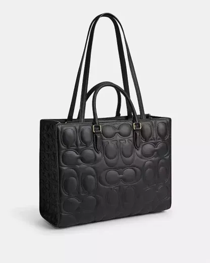 Maggie Tote Bag In Signature Leather CY672- New