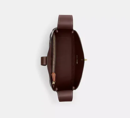  Hadley Convertible Crossbody Bag With Cow Print And Tassel