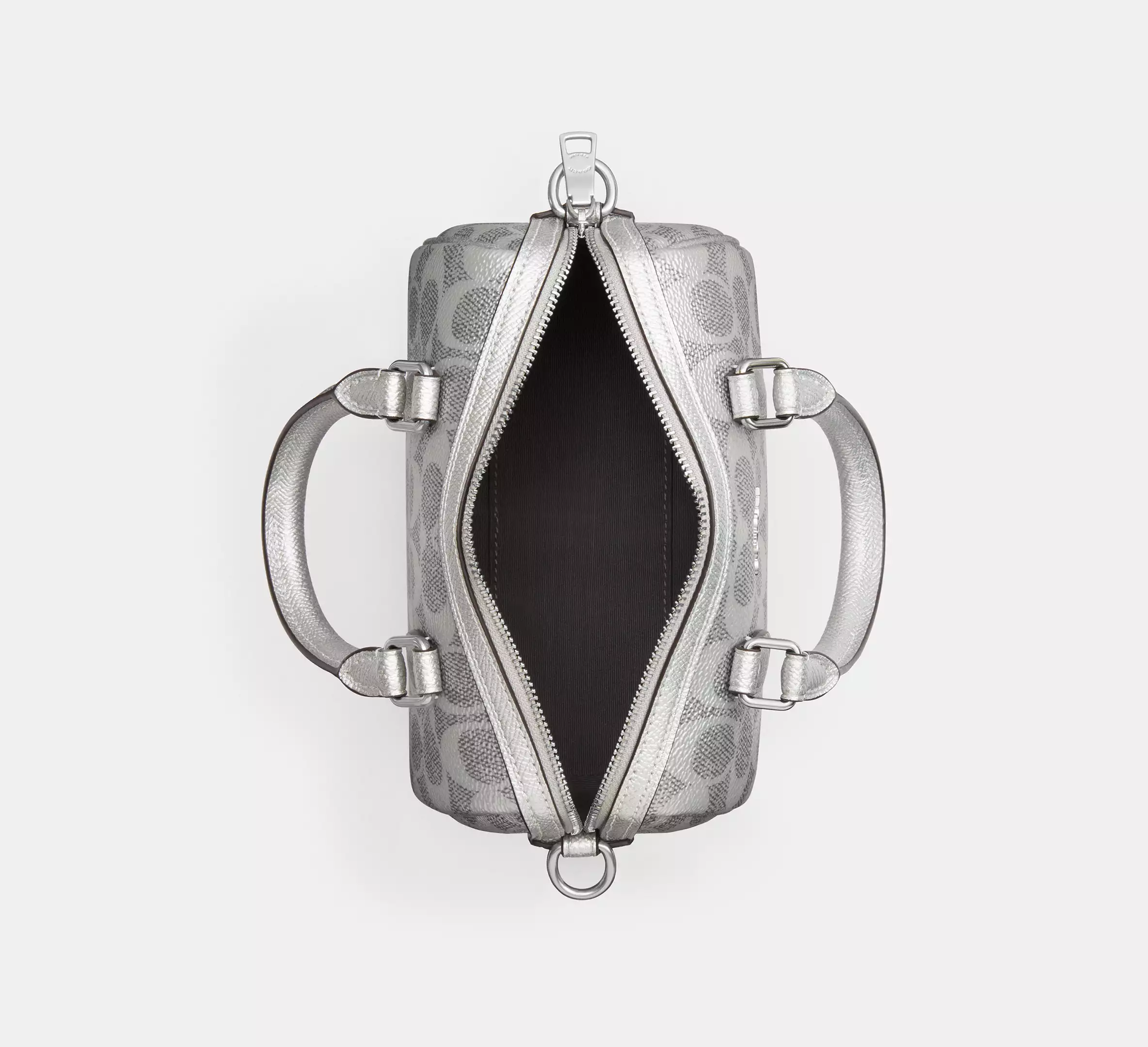 Boxed Mini Rowan Crossbody Bag And Mirror Bag Charm Set In Signature Canvas