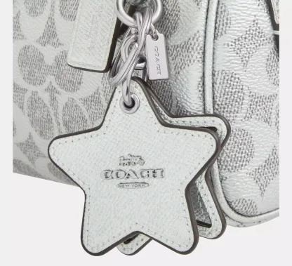 Boxed Mini Rowan Crossbody Bag And Mirror Bag Charm Set In Signature Canvas