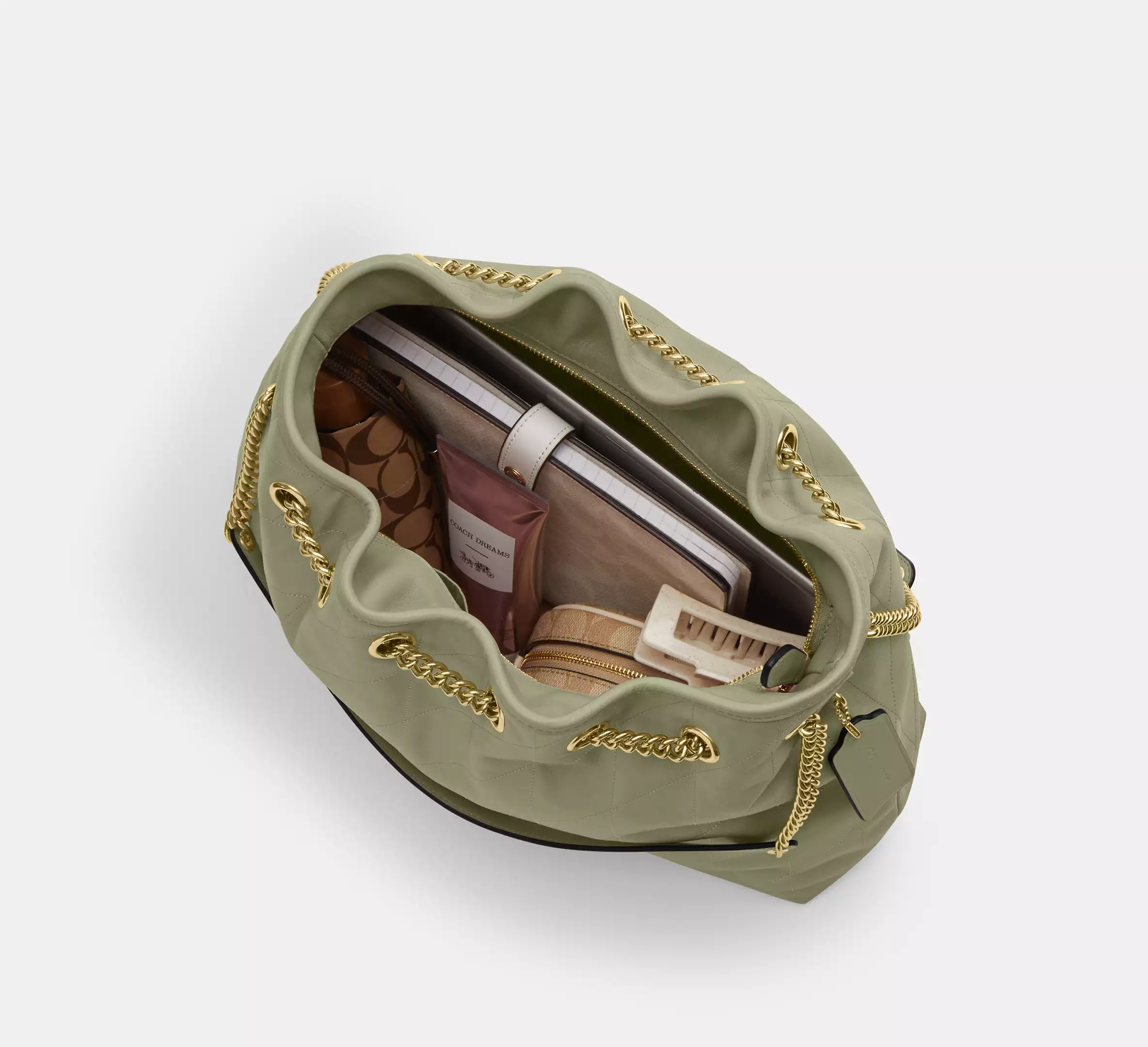 Evelyn Shoulder Bag With Quilting