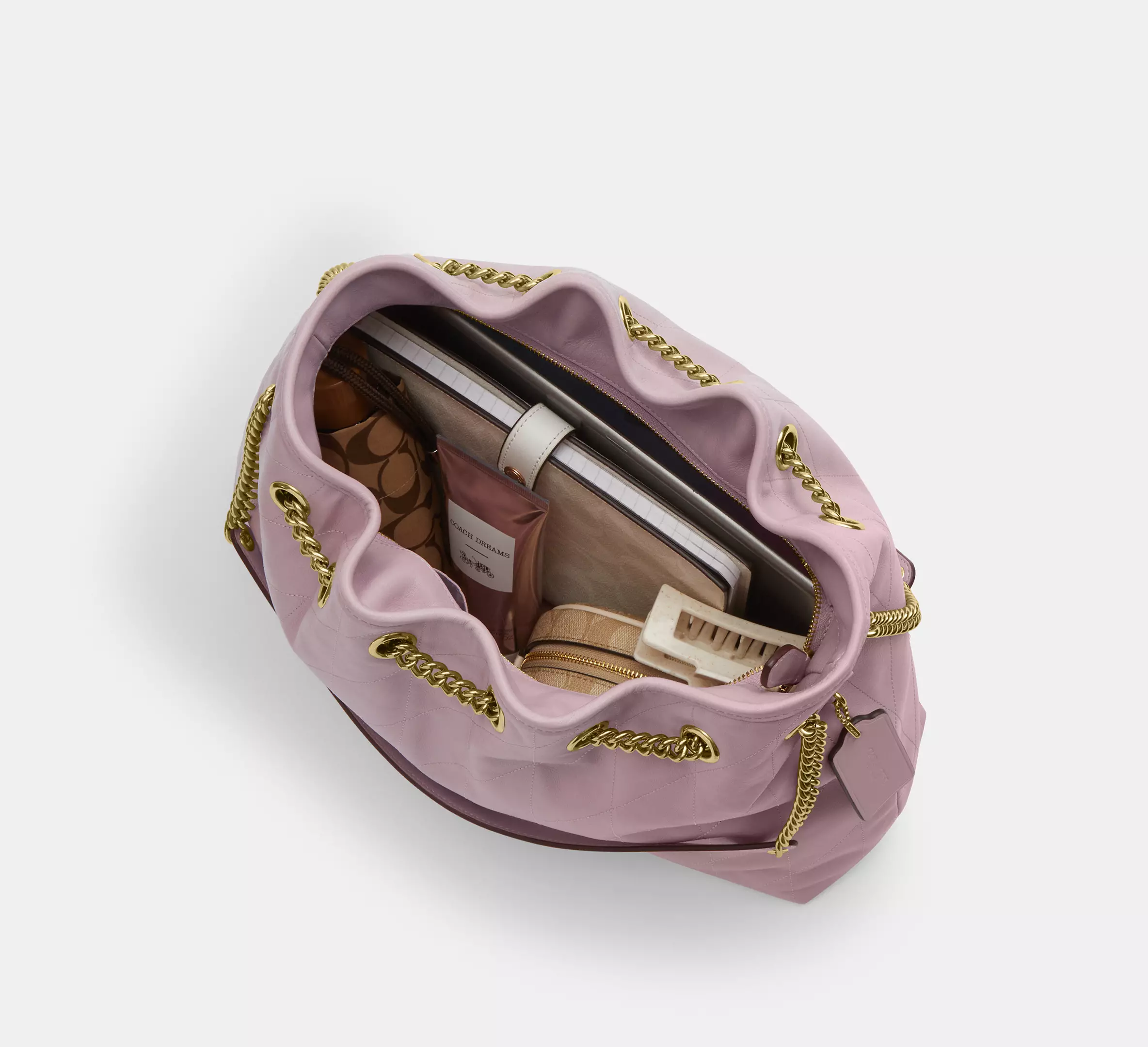 Evelyn Shoulder Bag With Quilting