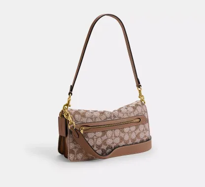 Tabby Shoulder Bag 26 In Crystal Signature Jacquard