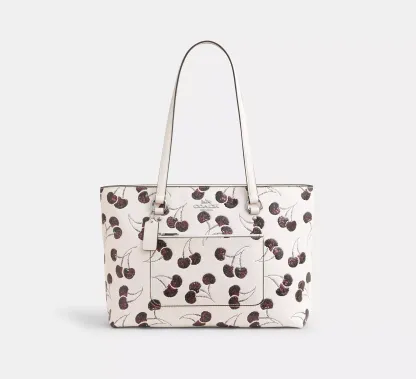 Station Tote Bag With Cherry Print