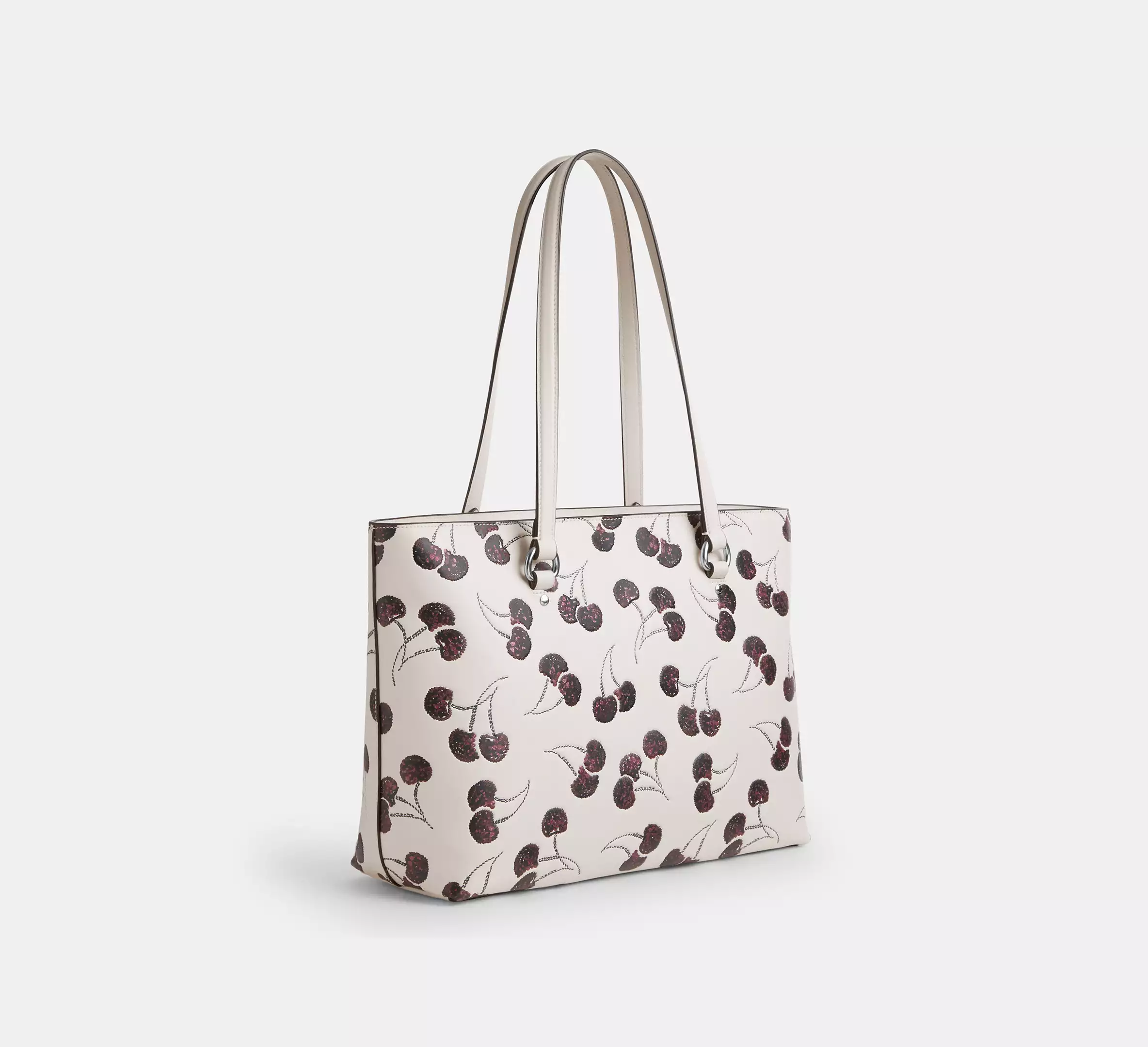 Station Tote Bag With Cherry Print