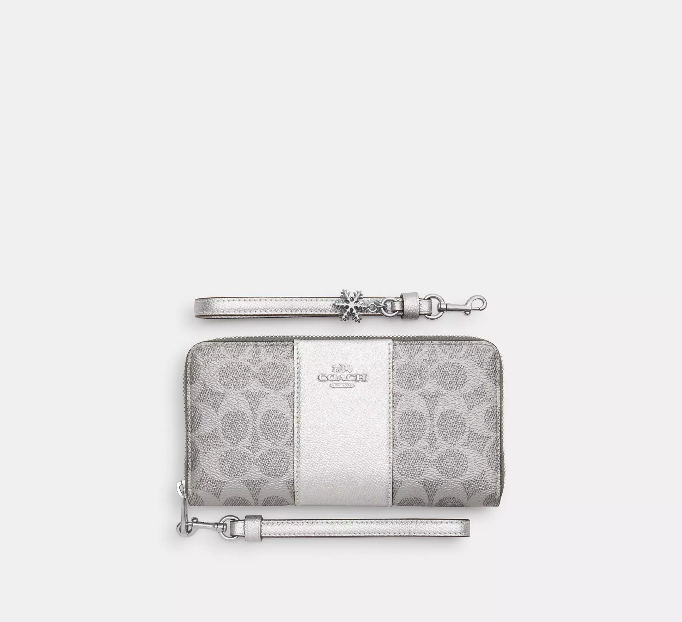 Boxed Long Zip Around Wallet In Signature Canvas