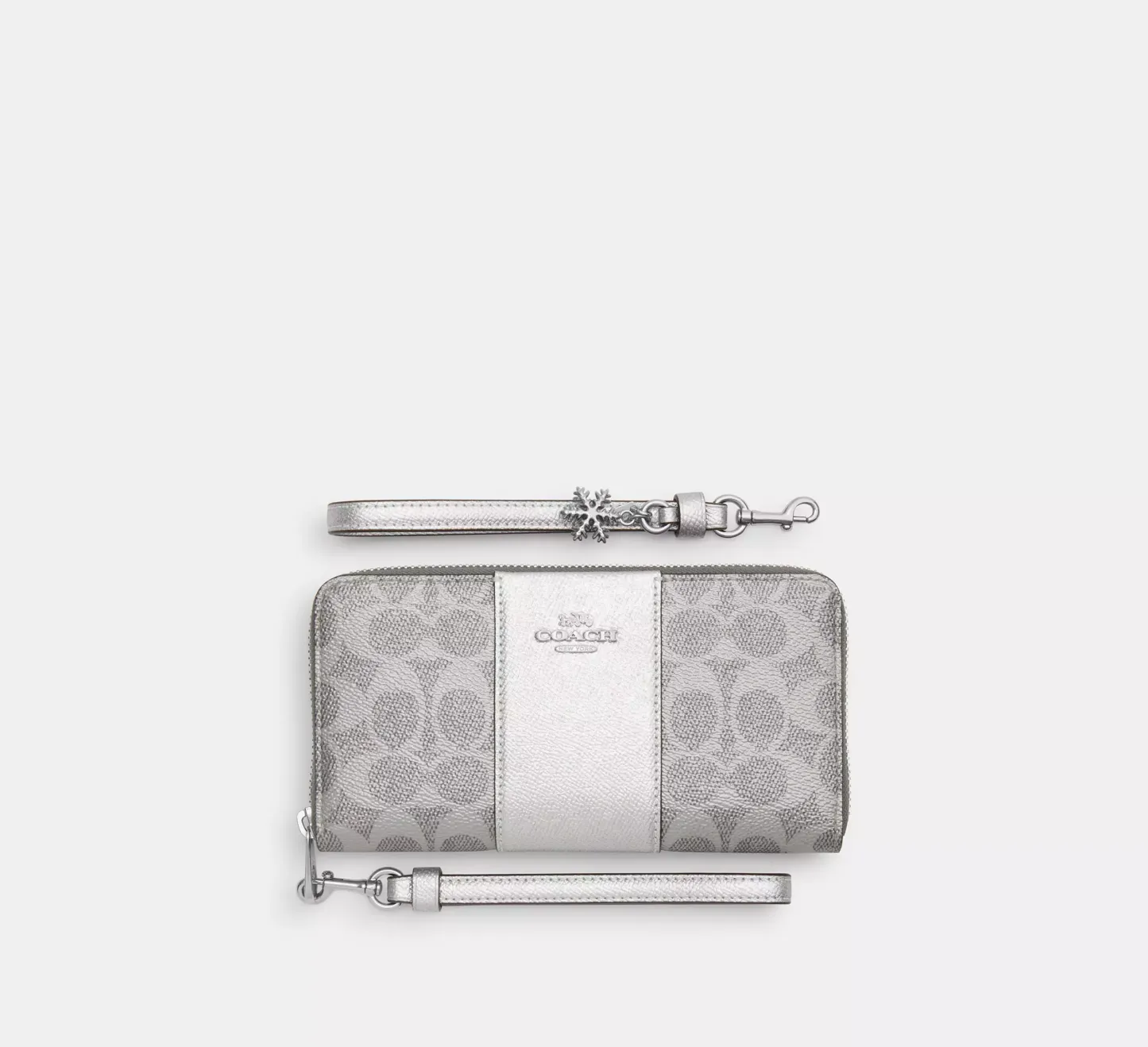 Boxed Long Zip Around Wallet In Signature Canvas