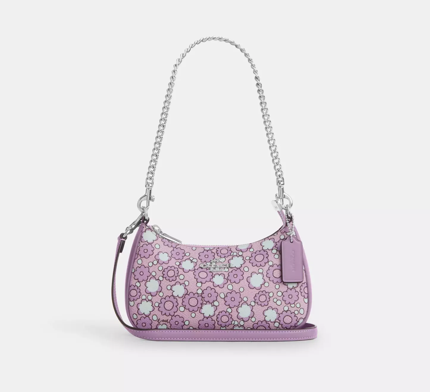 Teri Mini Crossbody Bag With Floral Print Sv/Lily Multi