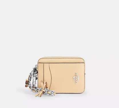 Zip Card Case With Bows