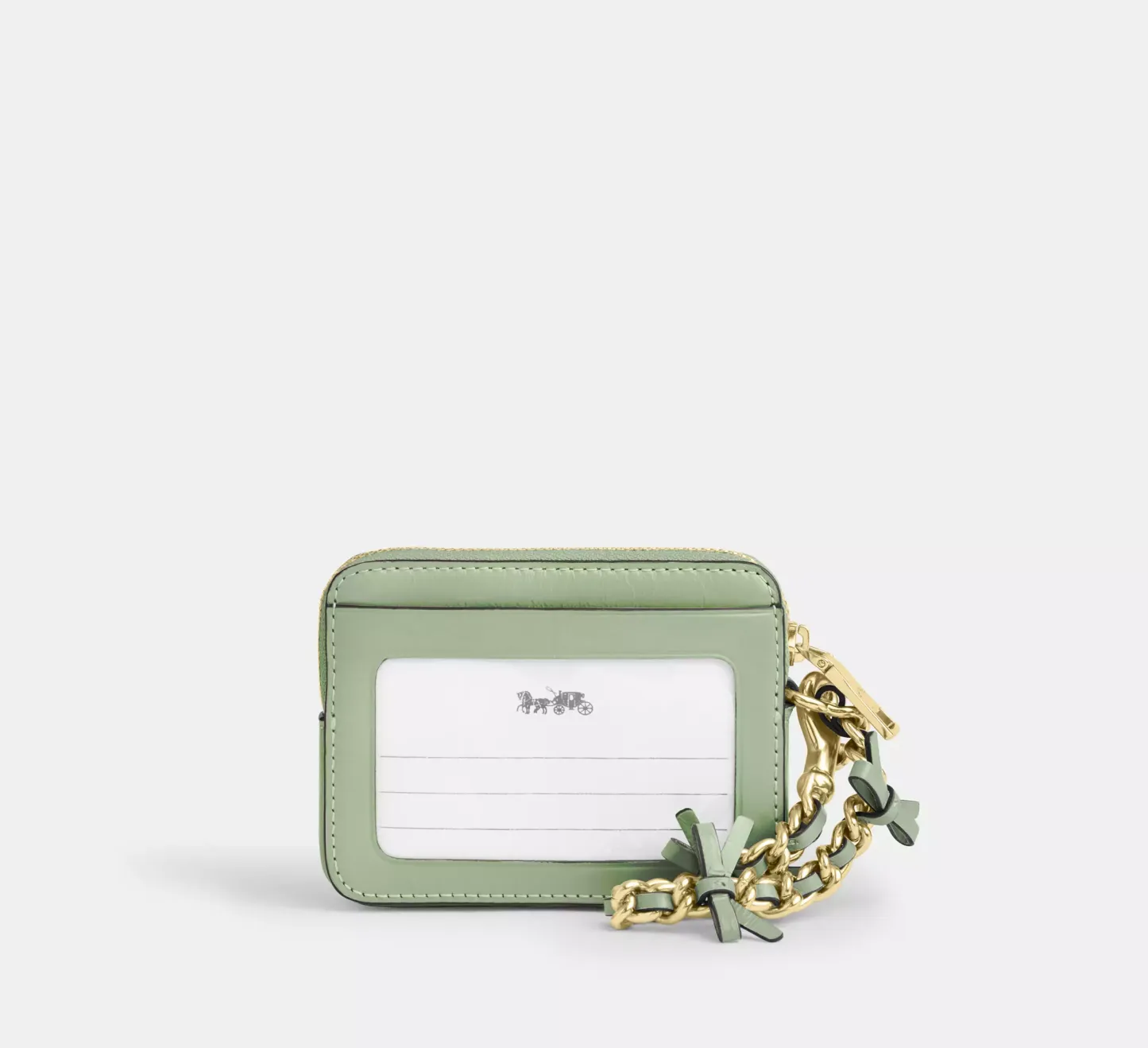 Zip Card Case With Bows