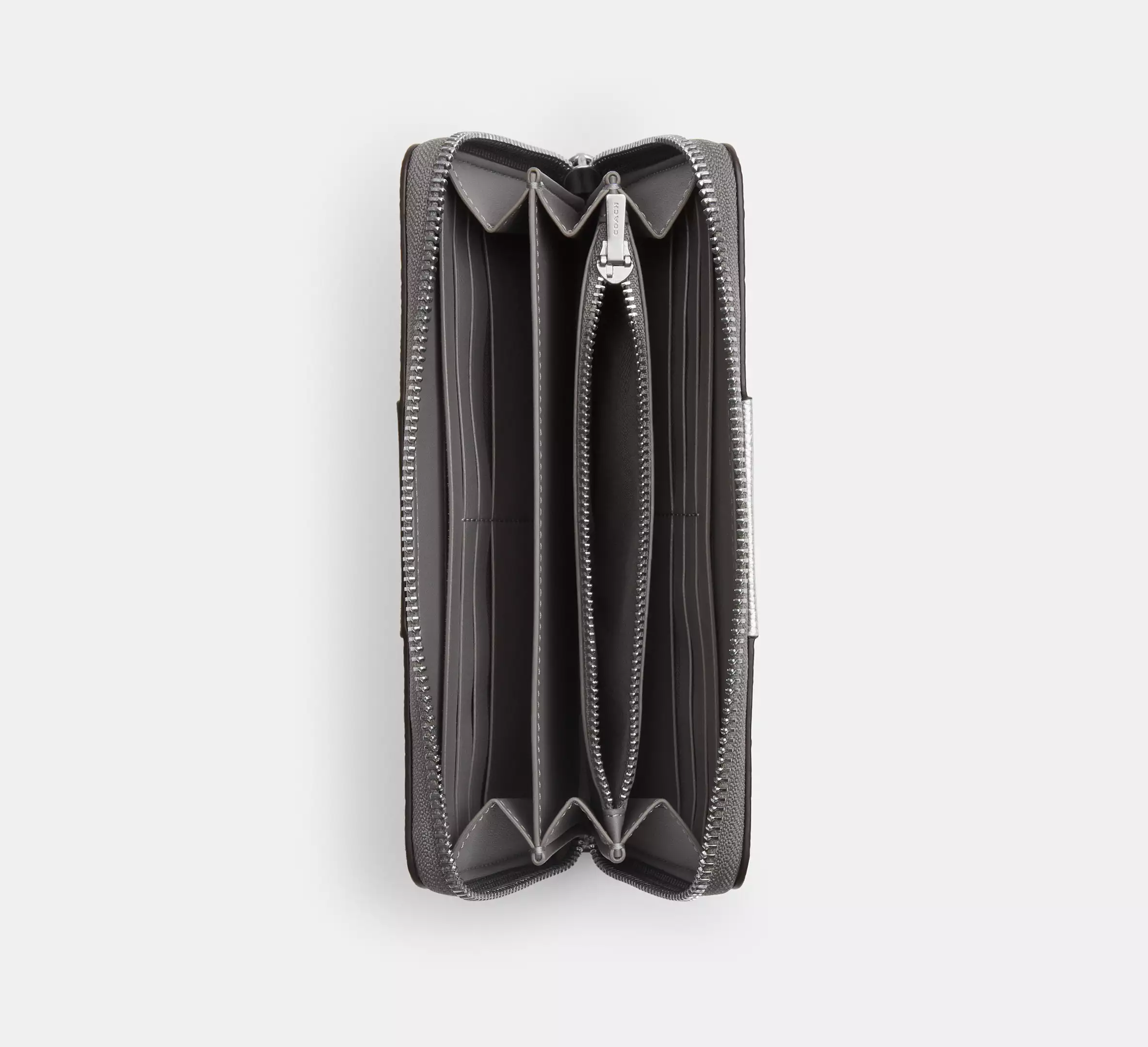 Boxed Long Zip Around Wallet In Signature Canvas