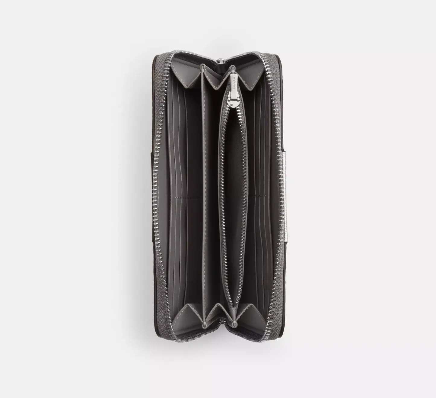 Boxed Long Zip Around Wallet In Signature Canvas