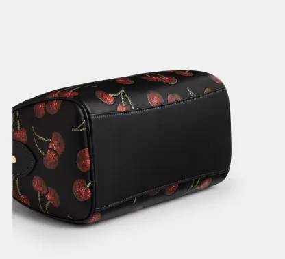 Rowan Satchel Bag With Cherry Print