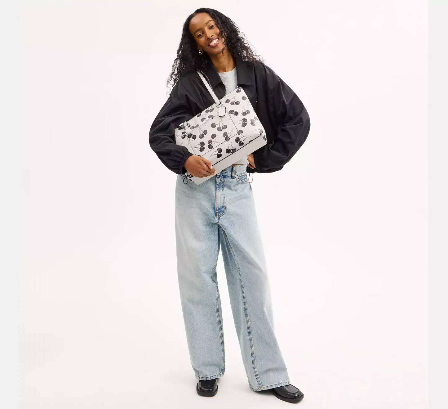 Station Tote Bag With Cherry Print