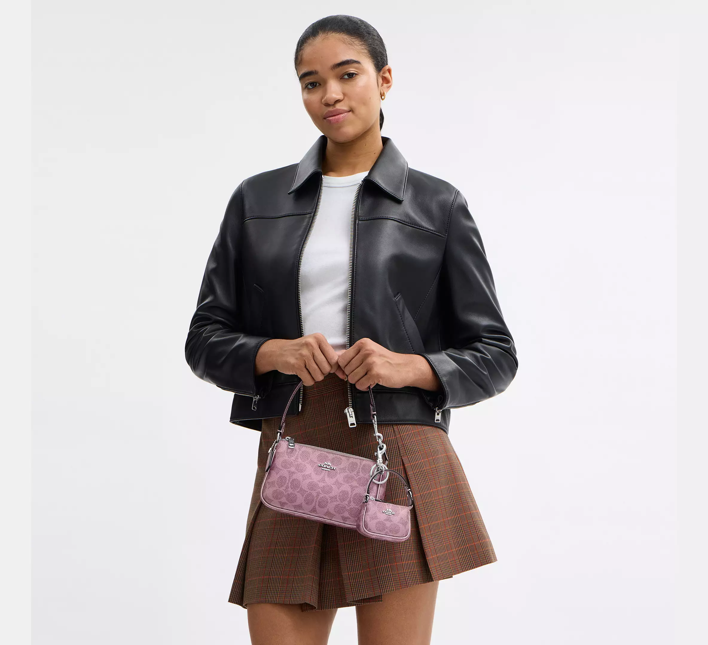 Boxed Nolita 19 And Nolita Bag Charm Set In Signature Canvas