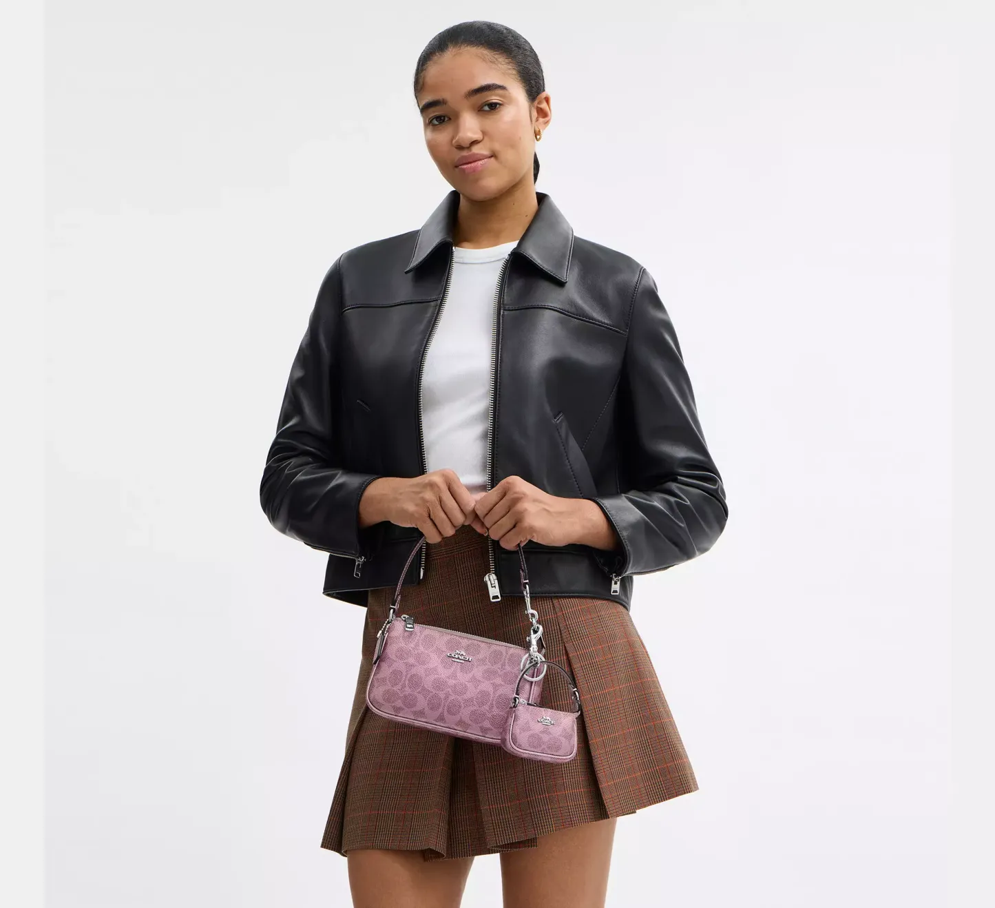 Boxed Nolita 19 And Nolita Bag Charm Set In Signature Canvas