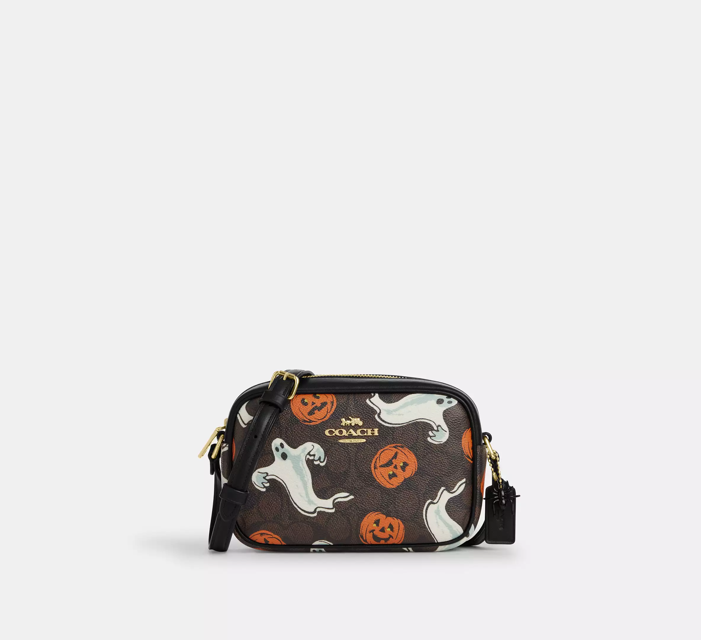  Mini Jamie Camera Bag In Signature Canvas With Halloween Print