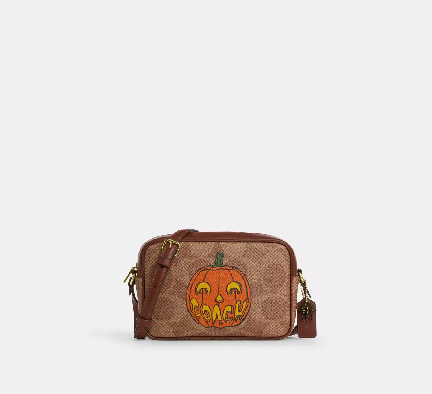 Jamie Camera Bag In Signature Canvas With Halloween Print