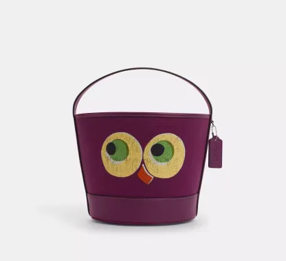 Trick Or Treat Bucket With Halloween Pumpkin In Regenerative Cotton