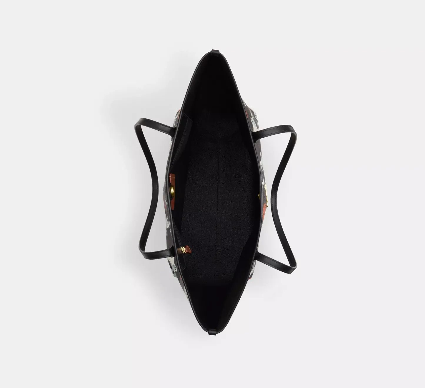 City Tote Bag In Signature Canvas With Halloween Print