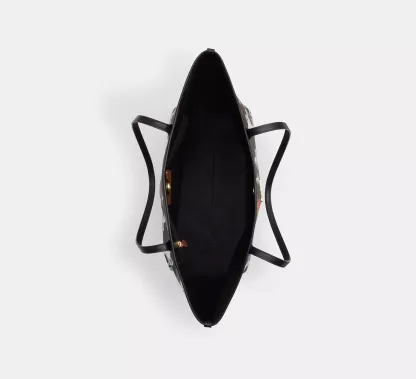 City Tote Bag In Signature Canvas With Halloween Print