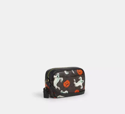  Mini Jamie Camera Bag In Signature Canvas With Halloween Print