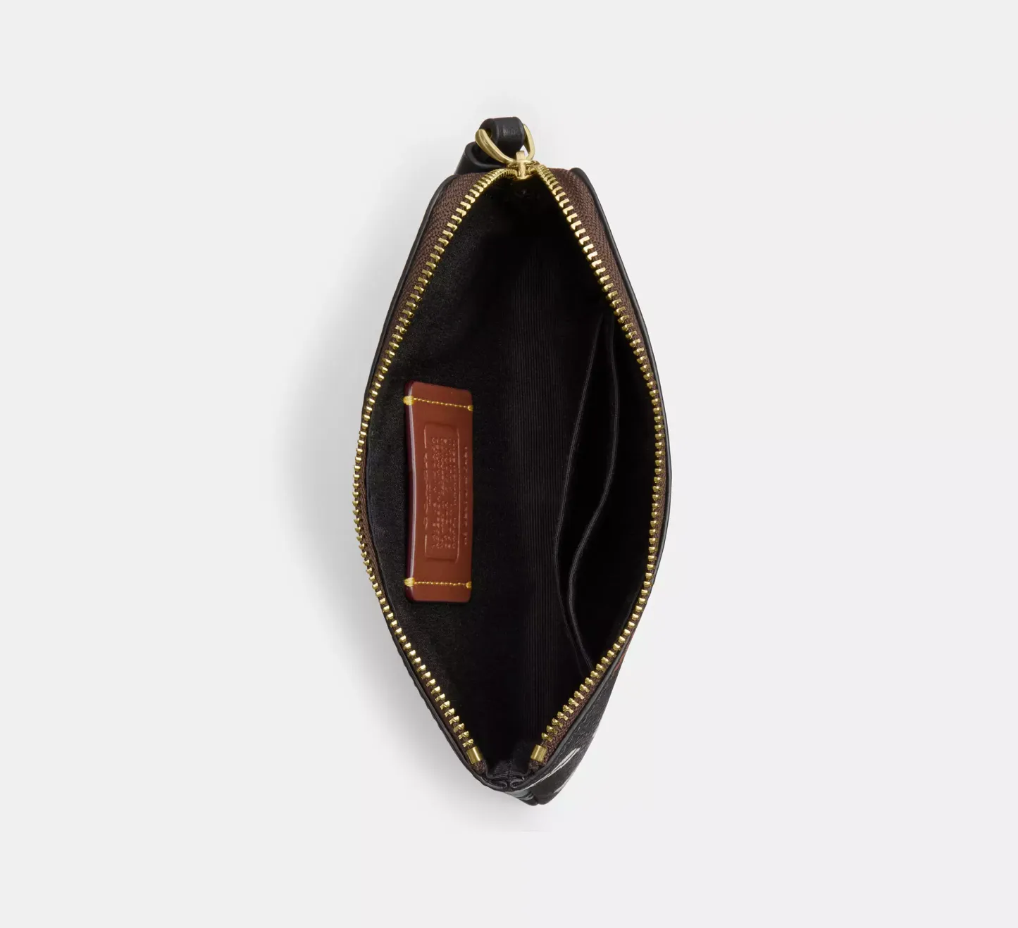  Corner Zip Wristlet In Signature Canvas With Halloween Print