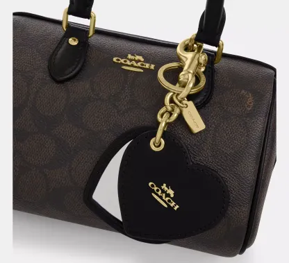 Boxed Mini Rowan Crossbody Bag And Mirror Bag Charm Set In Signature Canvas