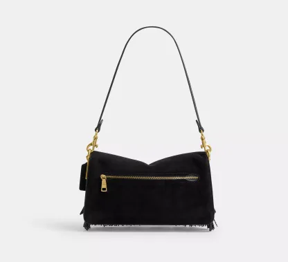 Tabby Shoulder Bag 26 With Crystal Beaded Fringe