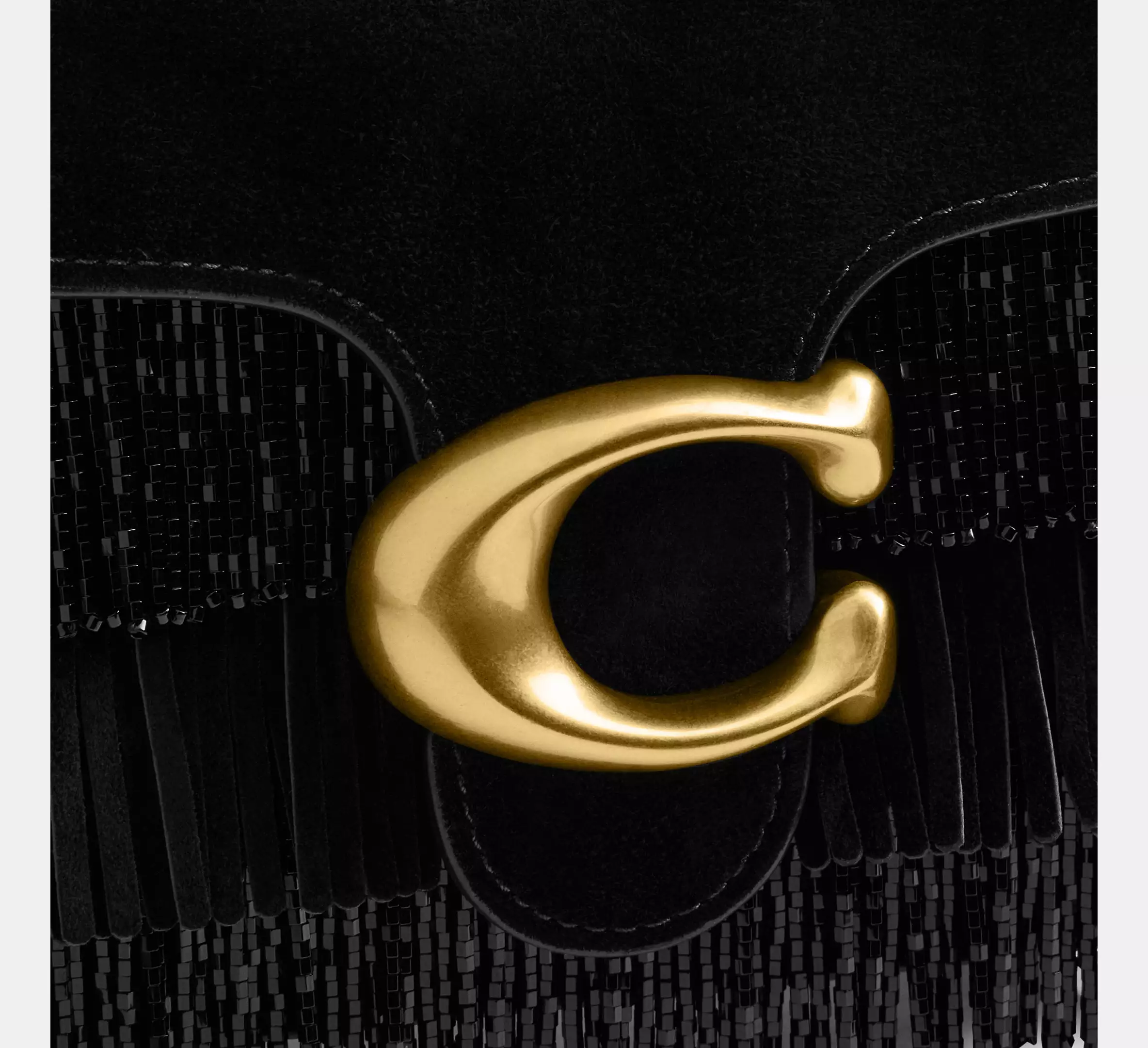 Tabby Shoulder Bag 26 With Crystal Beaded Fringe