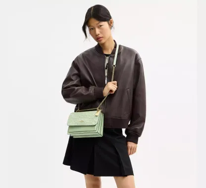 Klare Crossbody Bag In Signature Leather