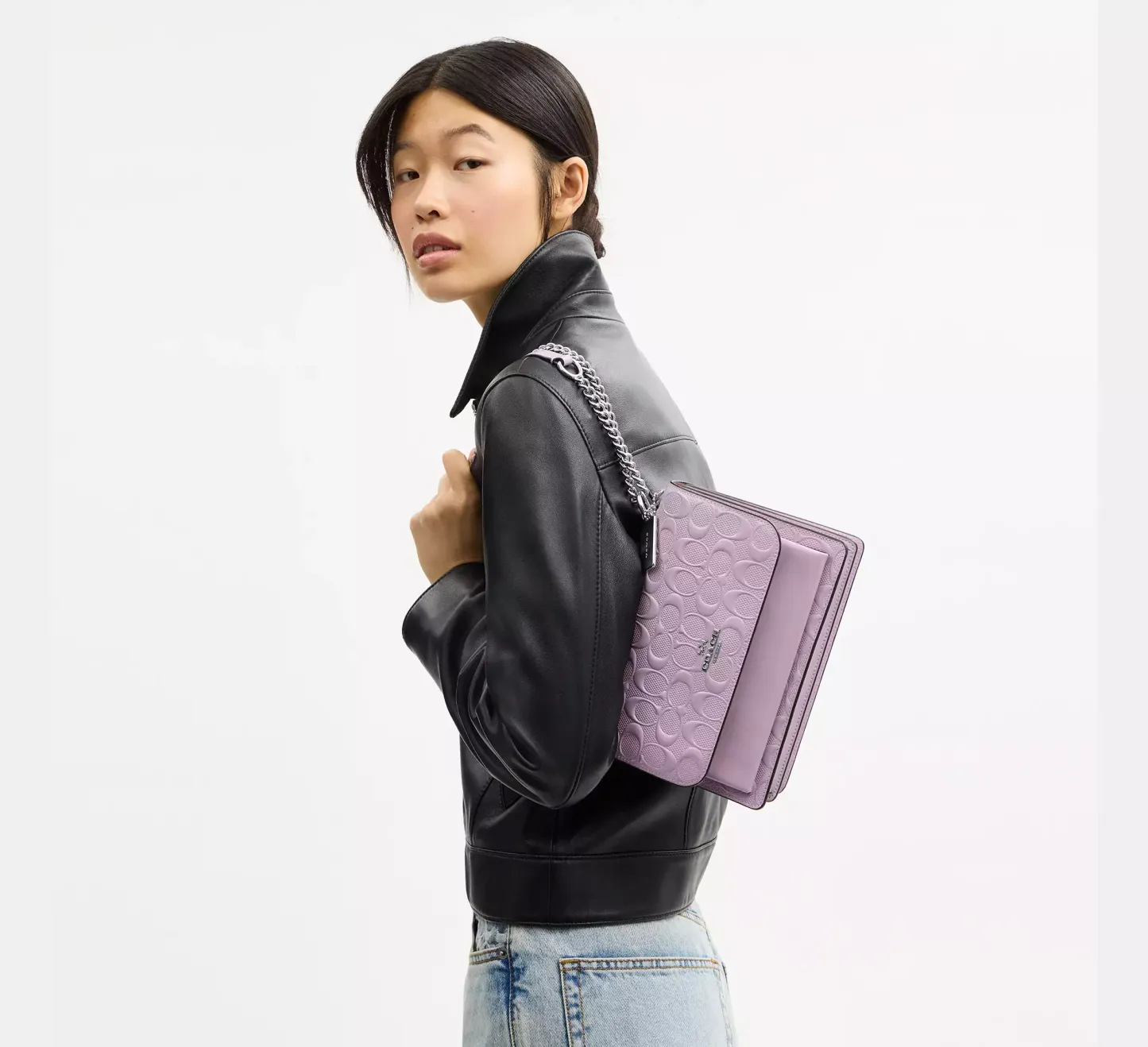 Klare Crossbody Bag In Signature Leather