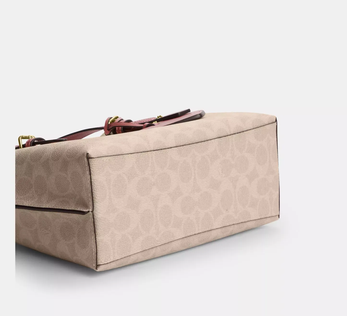 Mollie Tote Bag 25 In Signature Canvas With Heart Charm