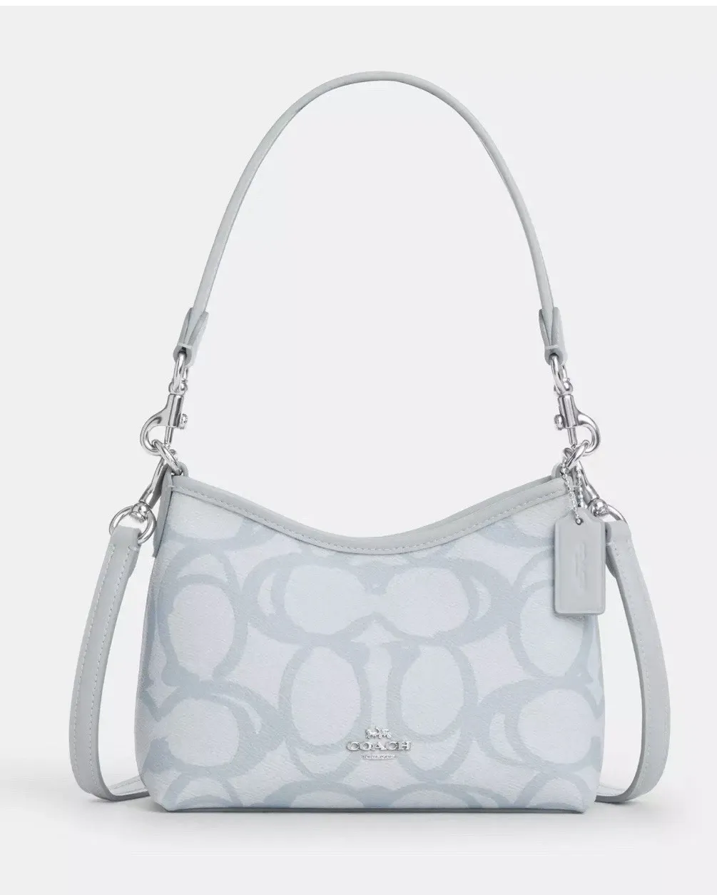 Laurel Small Shoulder Bag in Sketch Signature Canvas CBI05 SVNB9