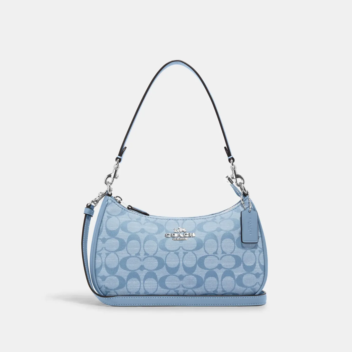 teri shoulder bag in signature chambray