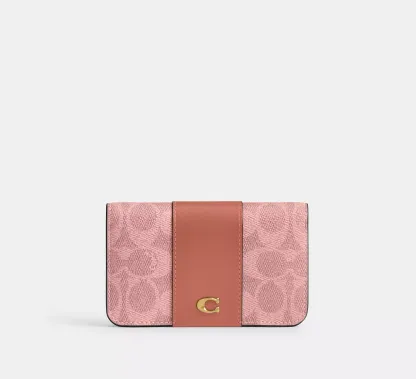 Essential Slim Card Case In Signature Canvas