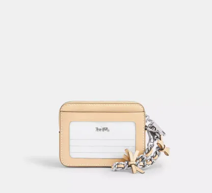 Zip Card Case With Bows