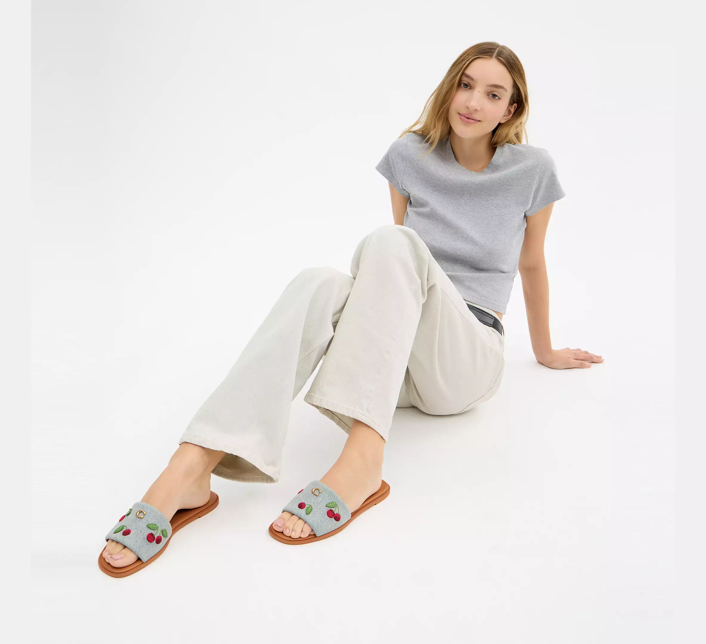 Holly Sandal With Cherries