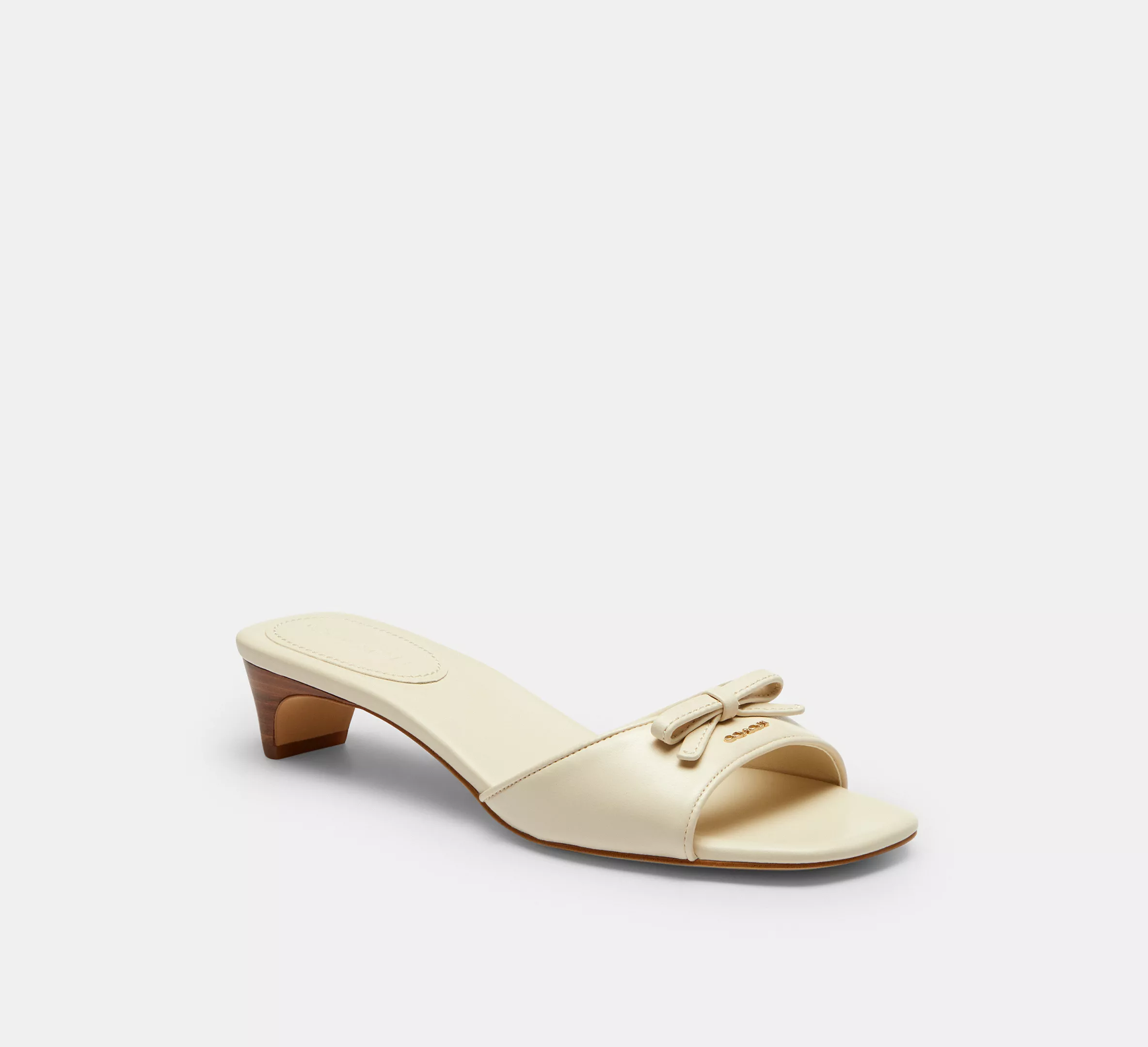 Bow Kitten Heel Sandal