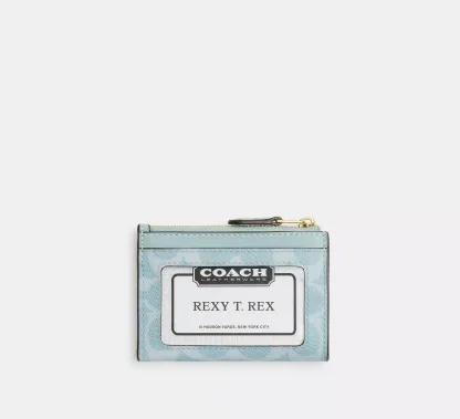 Mini Skinny Id Case In Signature Canvas