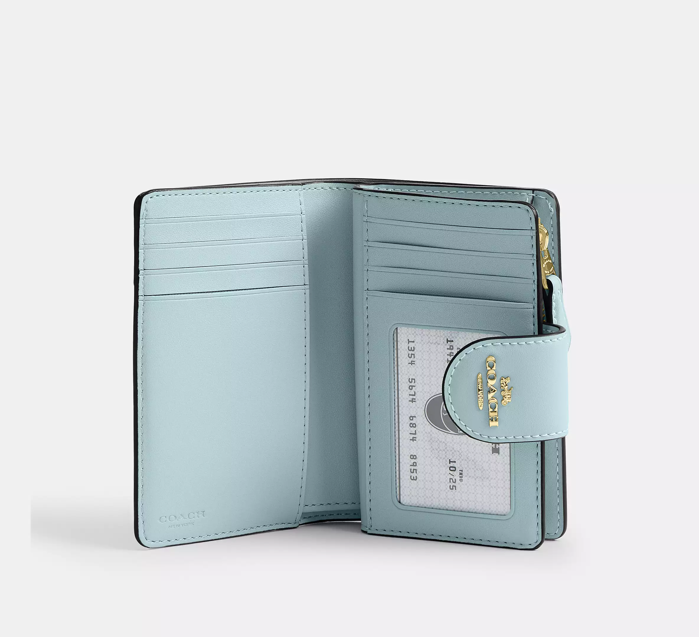 Medium Corner Zip Wallet In Signature Canvas
