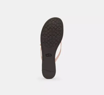 Bow Flip Flop In Signature Jacquard