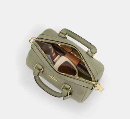 Mini Rowan Crossbody Bag In Signature Leather