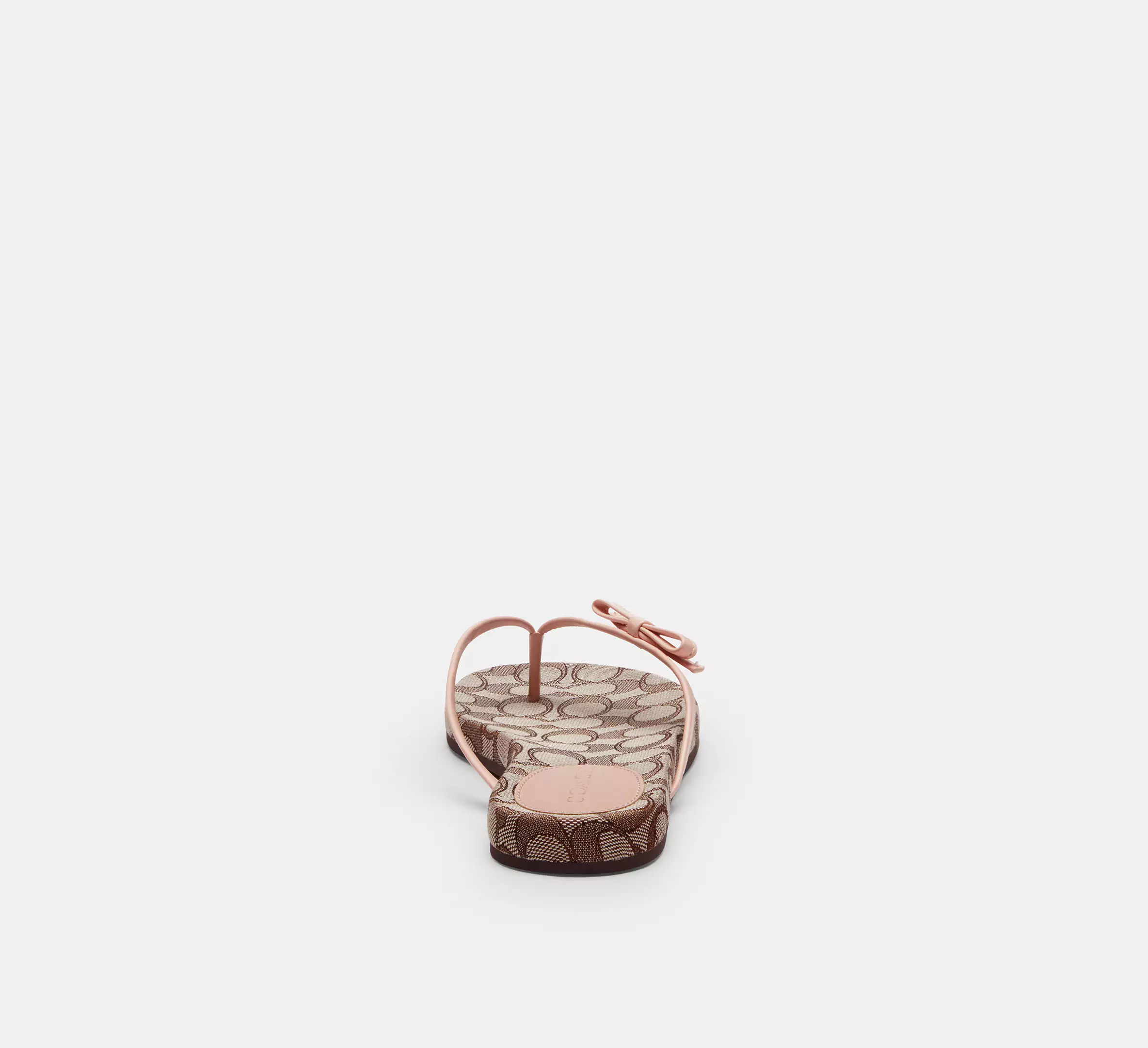 Bow Flip Flop In Signature Jacquard