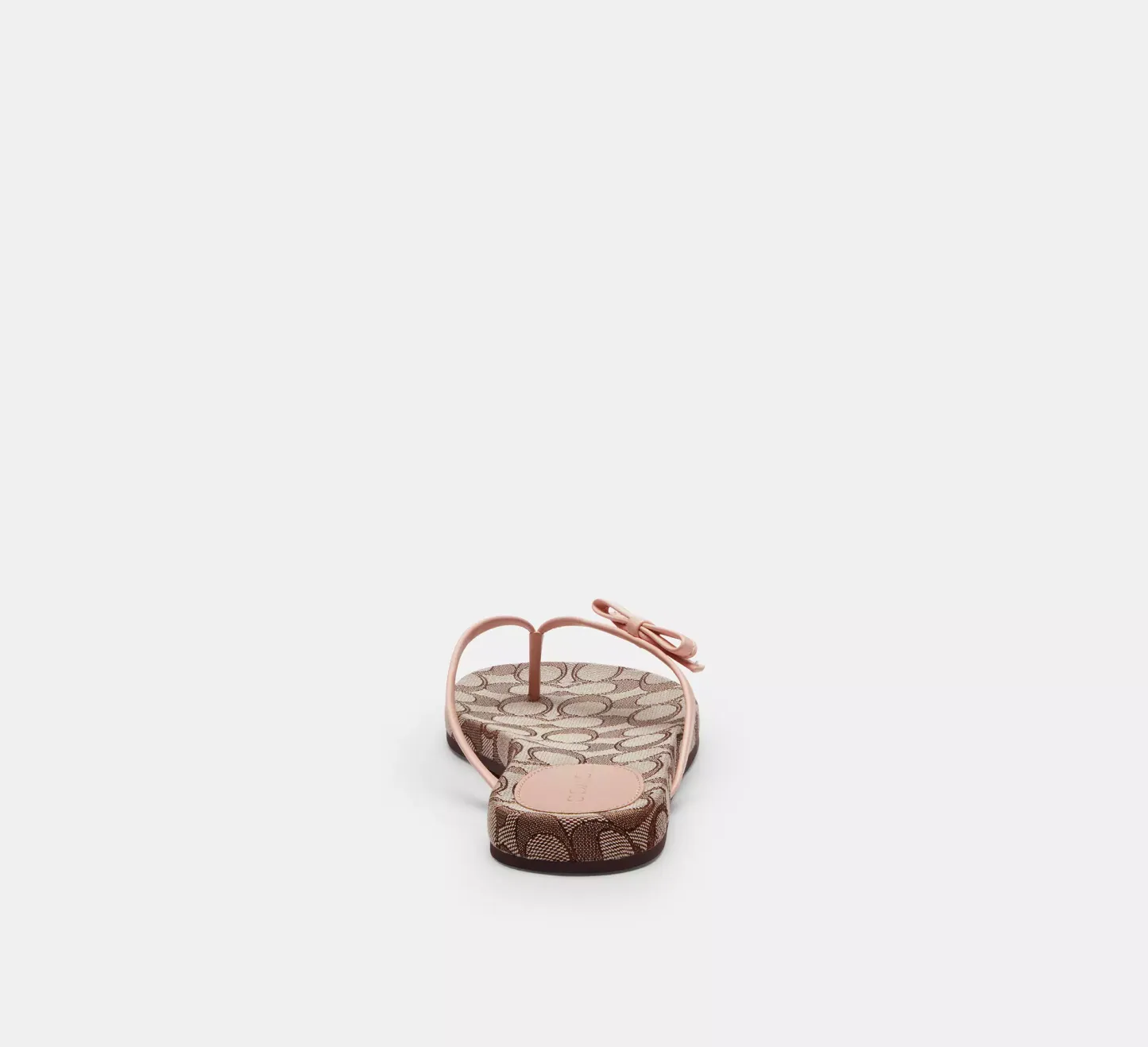 Bow Flip Flop In Signature Jacquard
