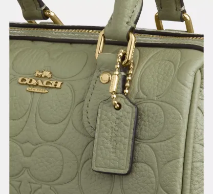 Mini Rowan Crossbody Bag In Signature Leather