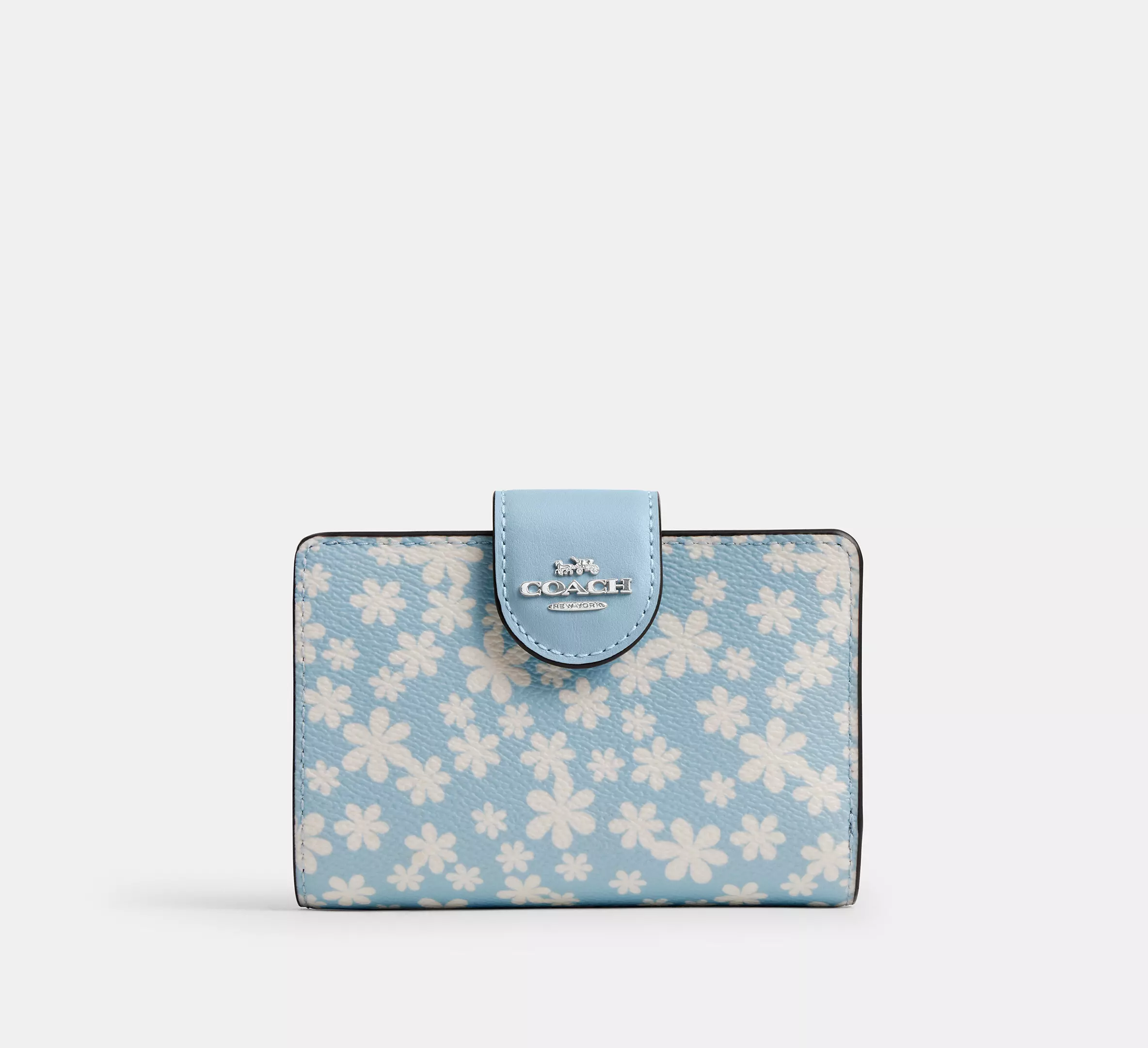 Medium Corner Zip Wallet In Signature Canvas