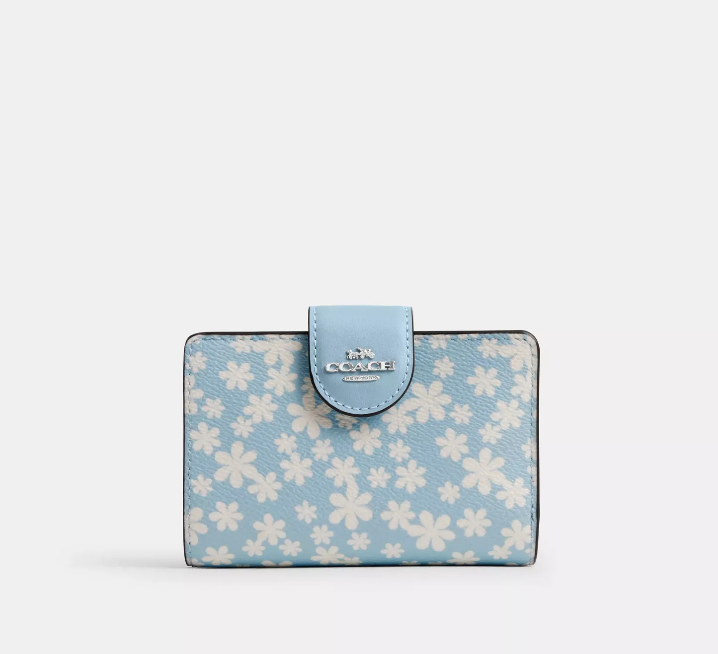 Medium Corner Zip Wallet In Signature Canvas