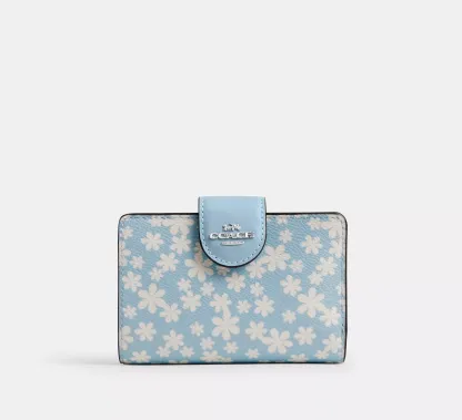 Medium Corner Zip Wallet In Signature Canvas