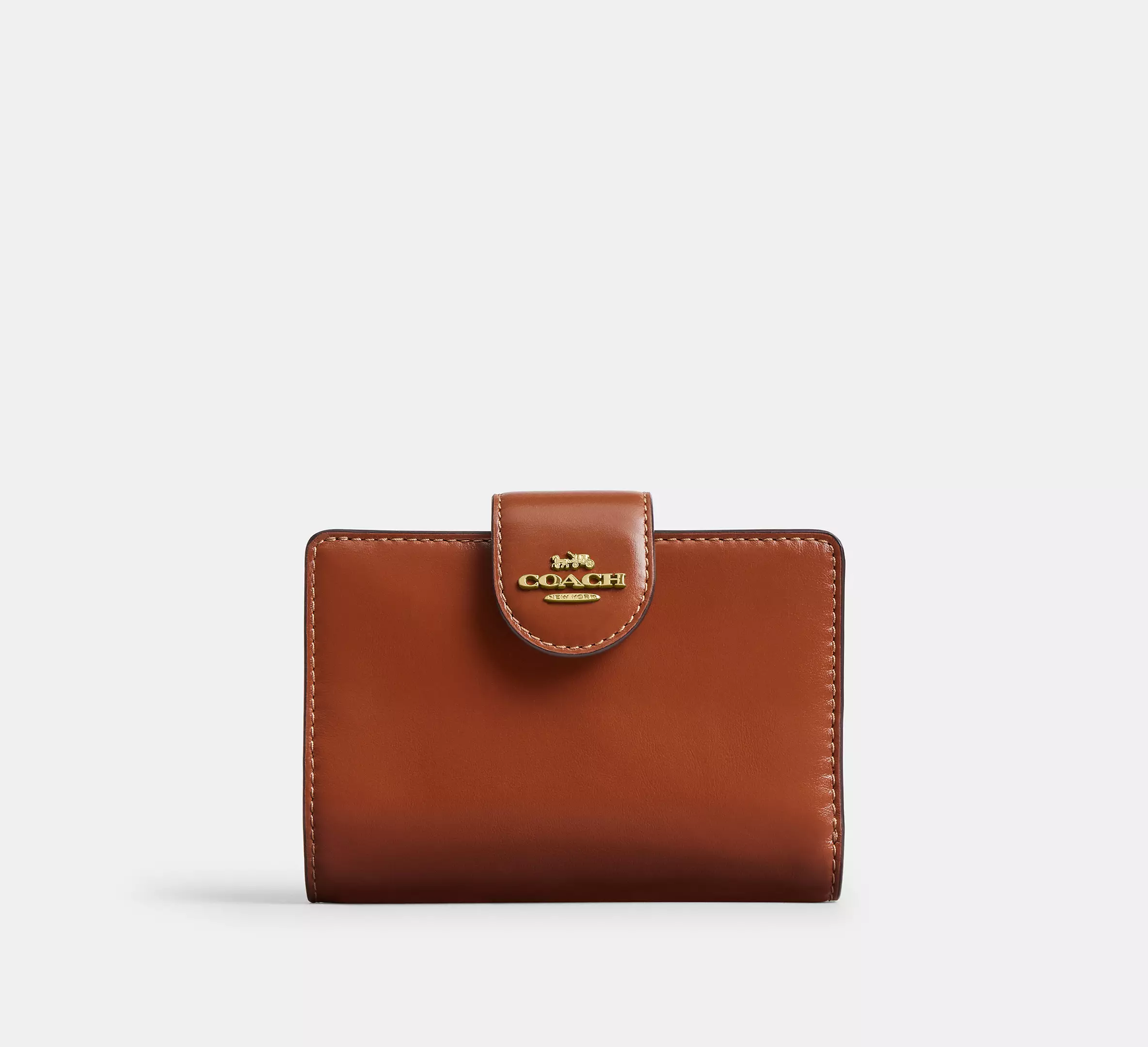 Medium Corner Zip Wallet In Signature Canvas